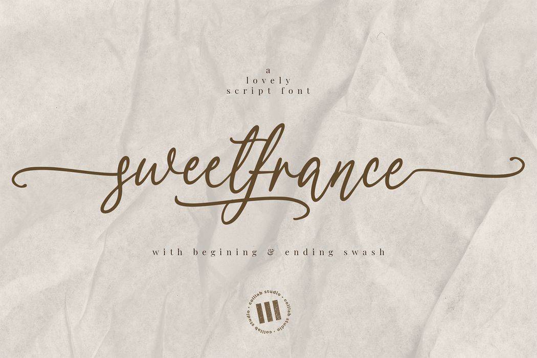 Sweetfrance Font sample