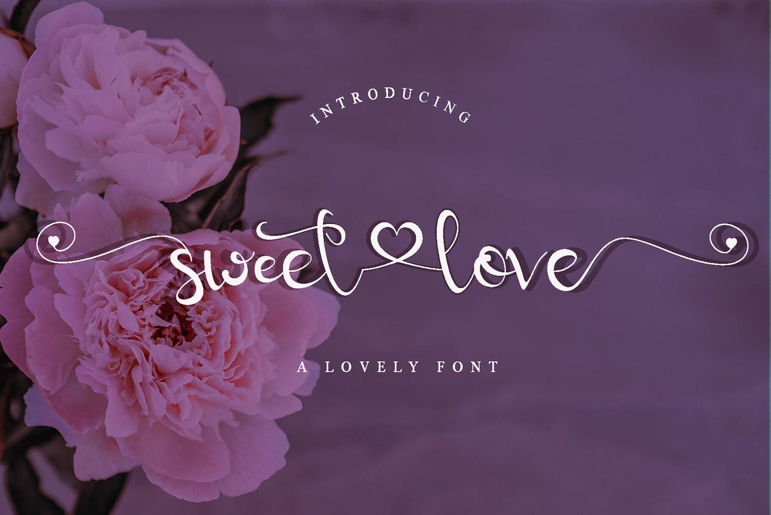 Sweetlove Font sample