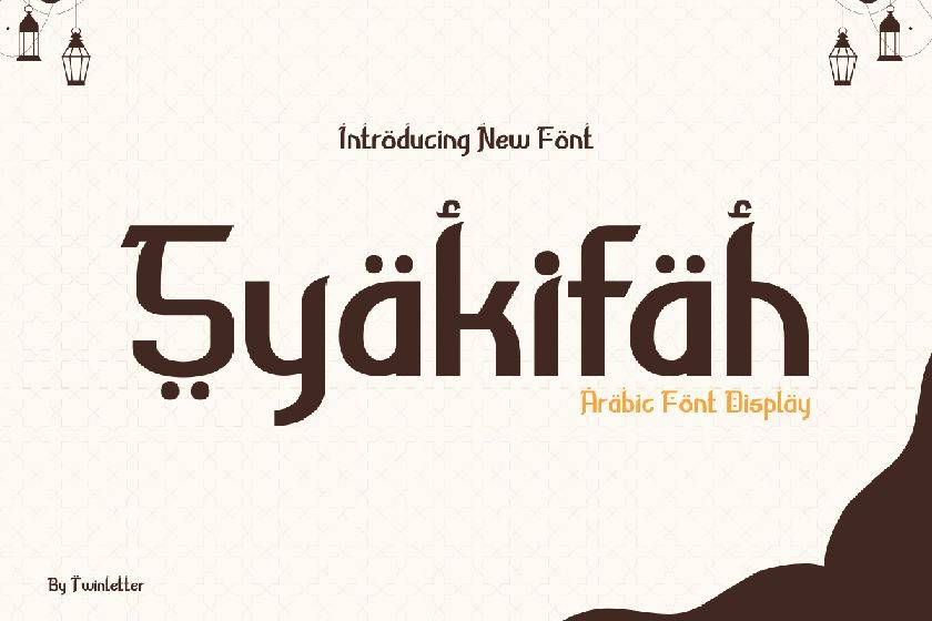 Syakifah Font sample