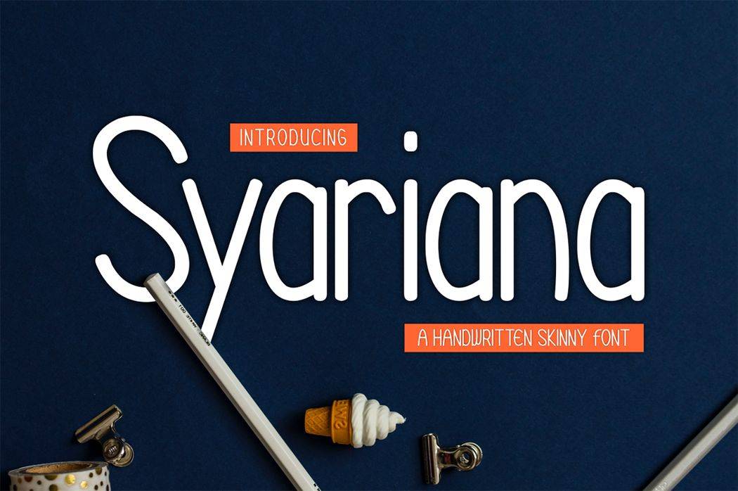 Syariana Font sample
