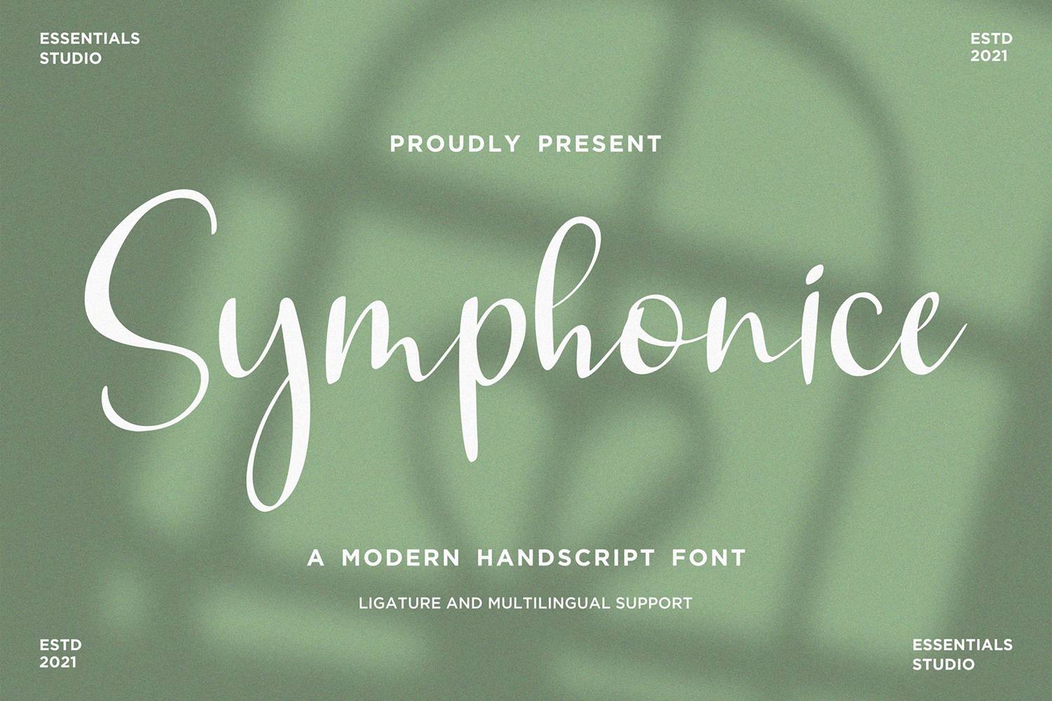 Symphonice Font sample