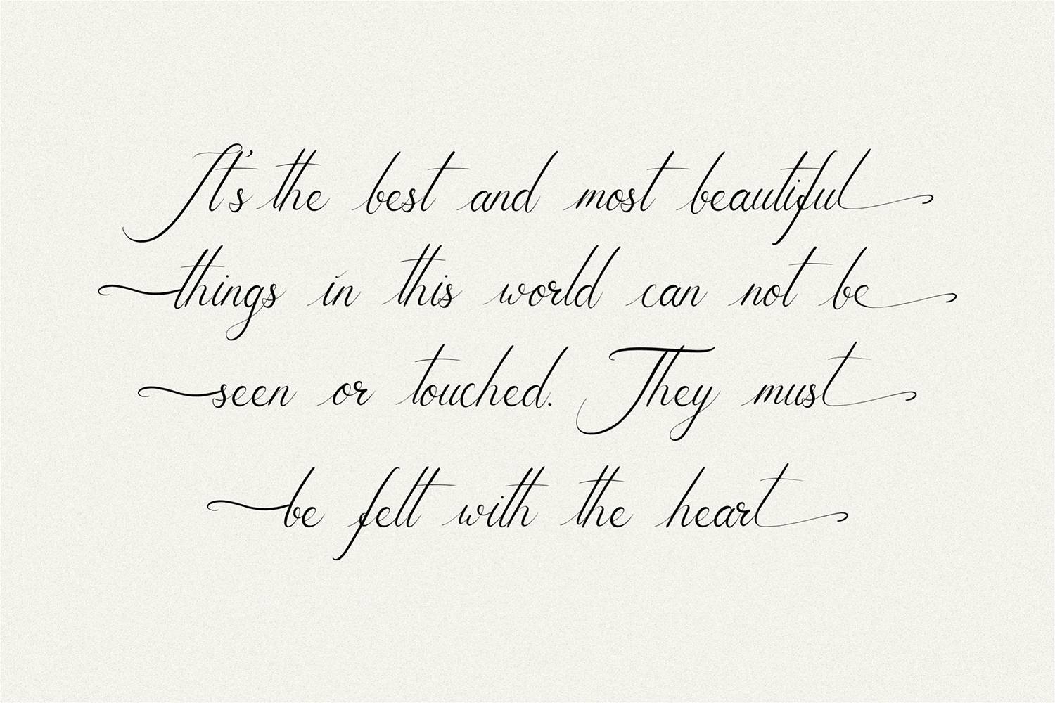 Symphonigraphy Font sample