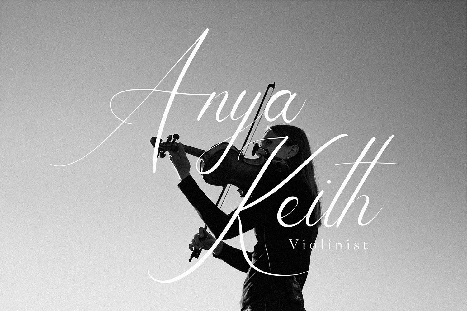 Symphonigraphy Font sample