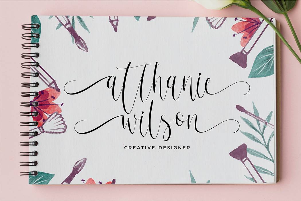 Synthilea Font sample