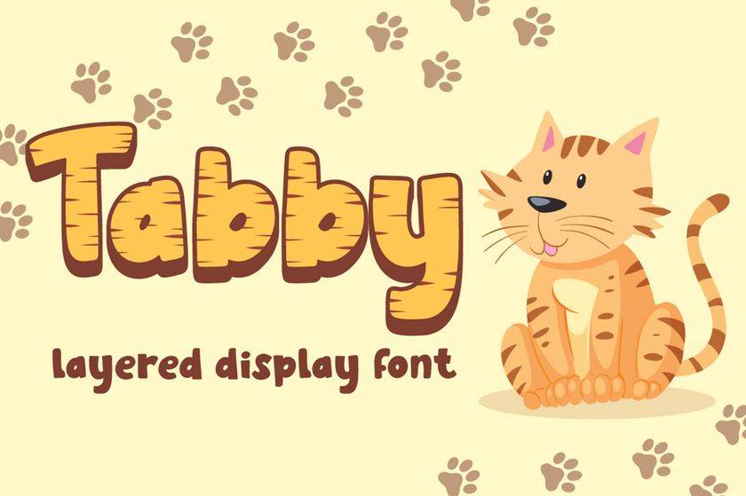Tabby Font sample