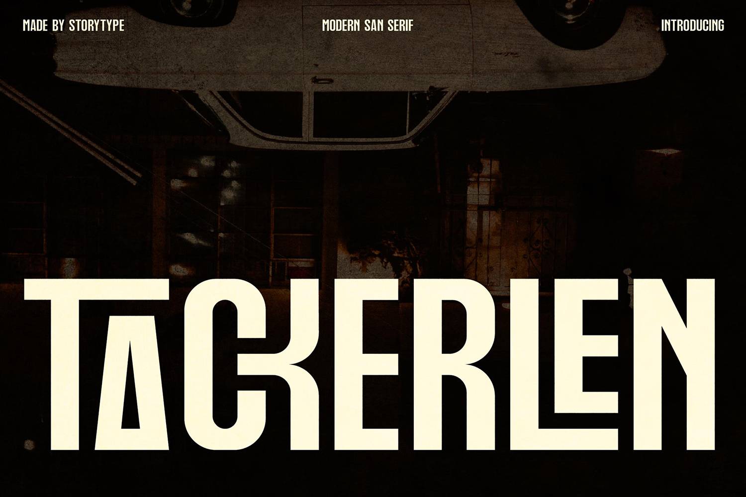 Tackerlen Font sample