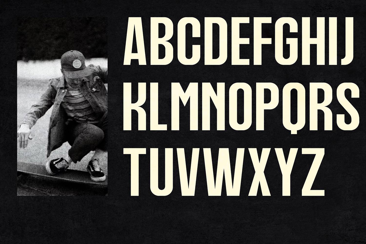 Tackerlen Font sample