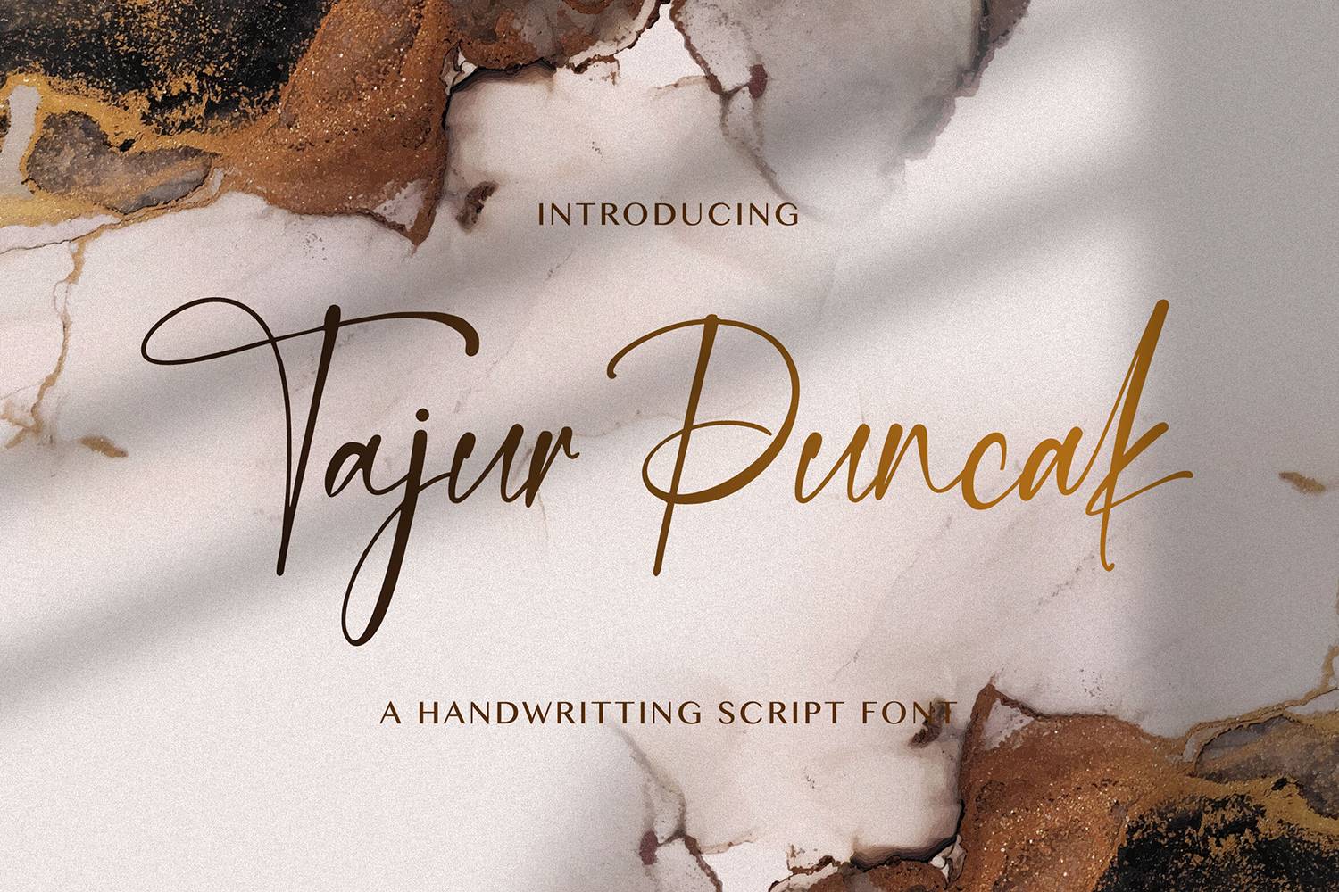 Tajur Puncak Font sample