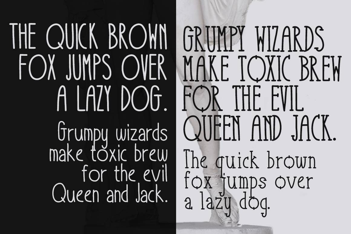 Take It or Leave It – Font sample