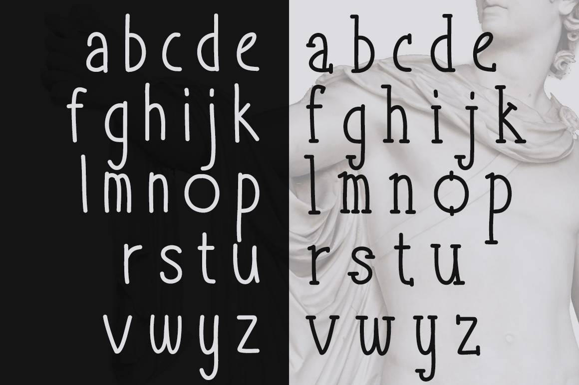 Take It or Leave It – Font sample