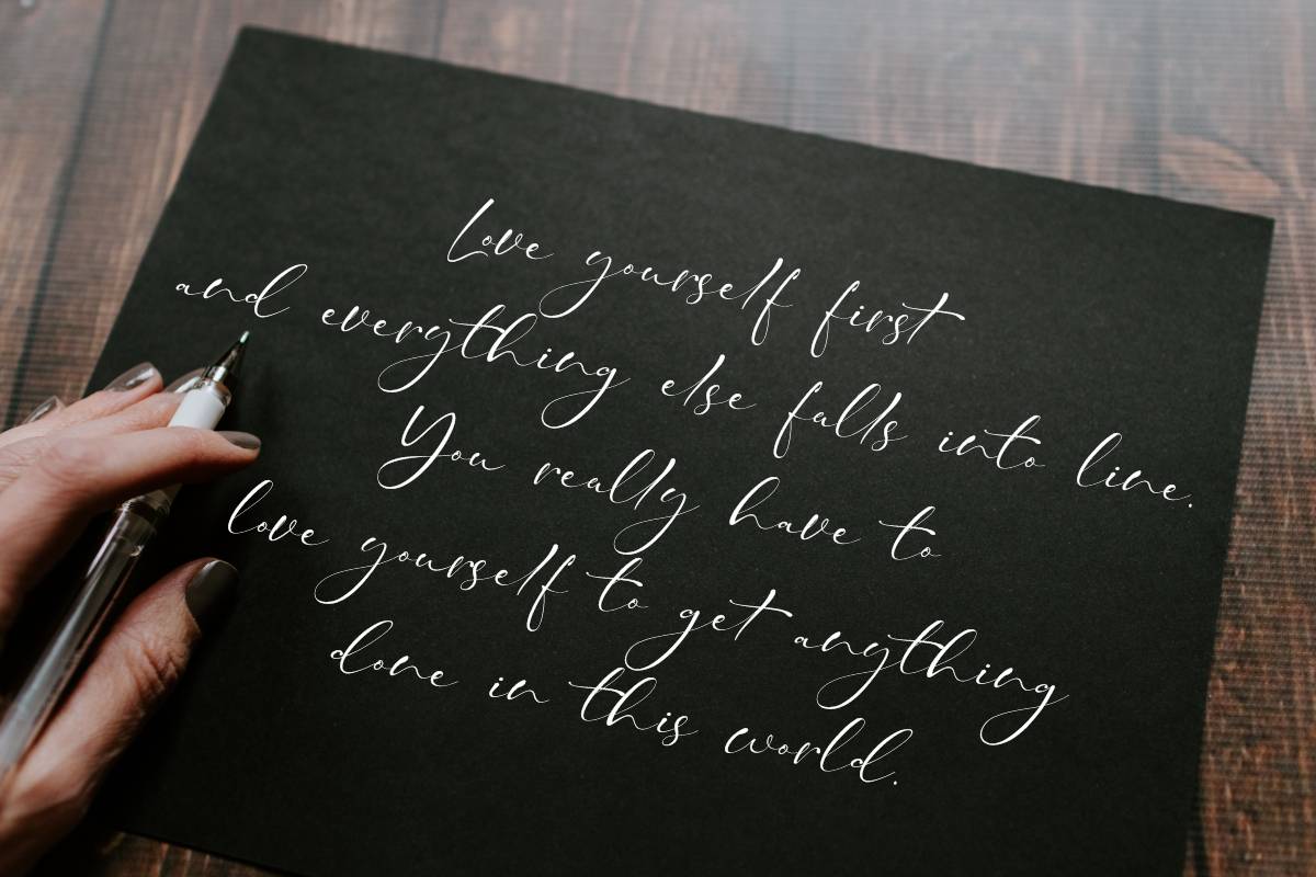 Taman Signature Font sample