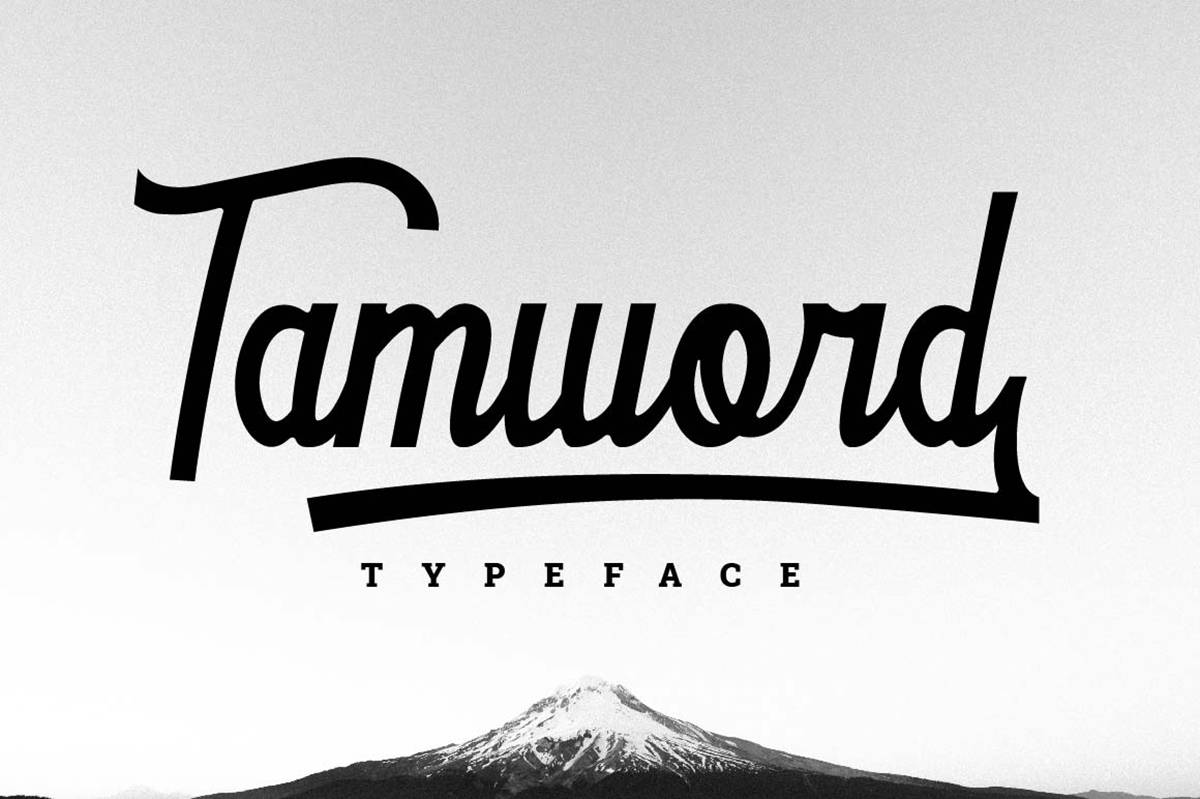 Tamword Font sample