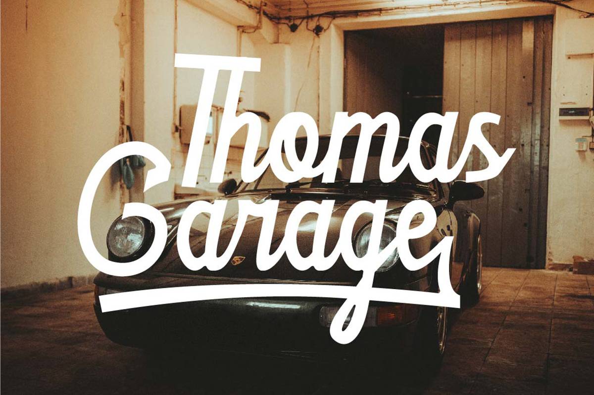 Tamword Font sample