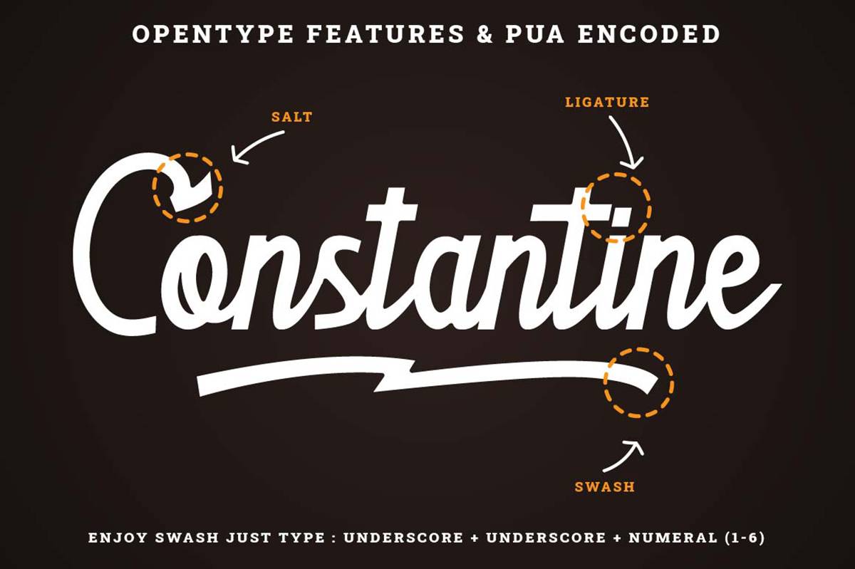Tamword Font sample