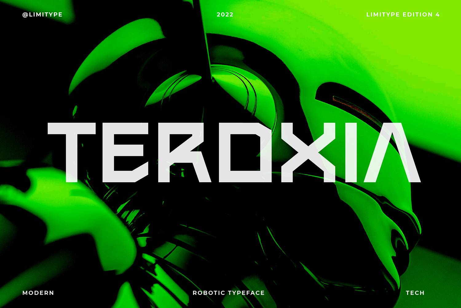 Teroxia Font sample