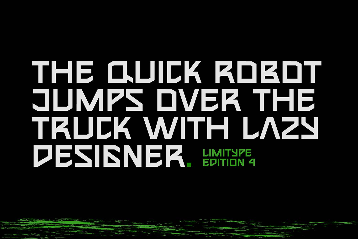 Teroxia Font sample