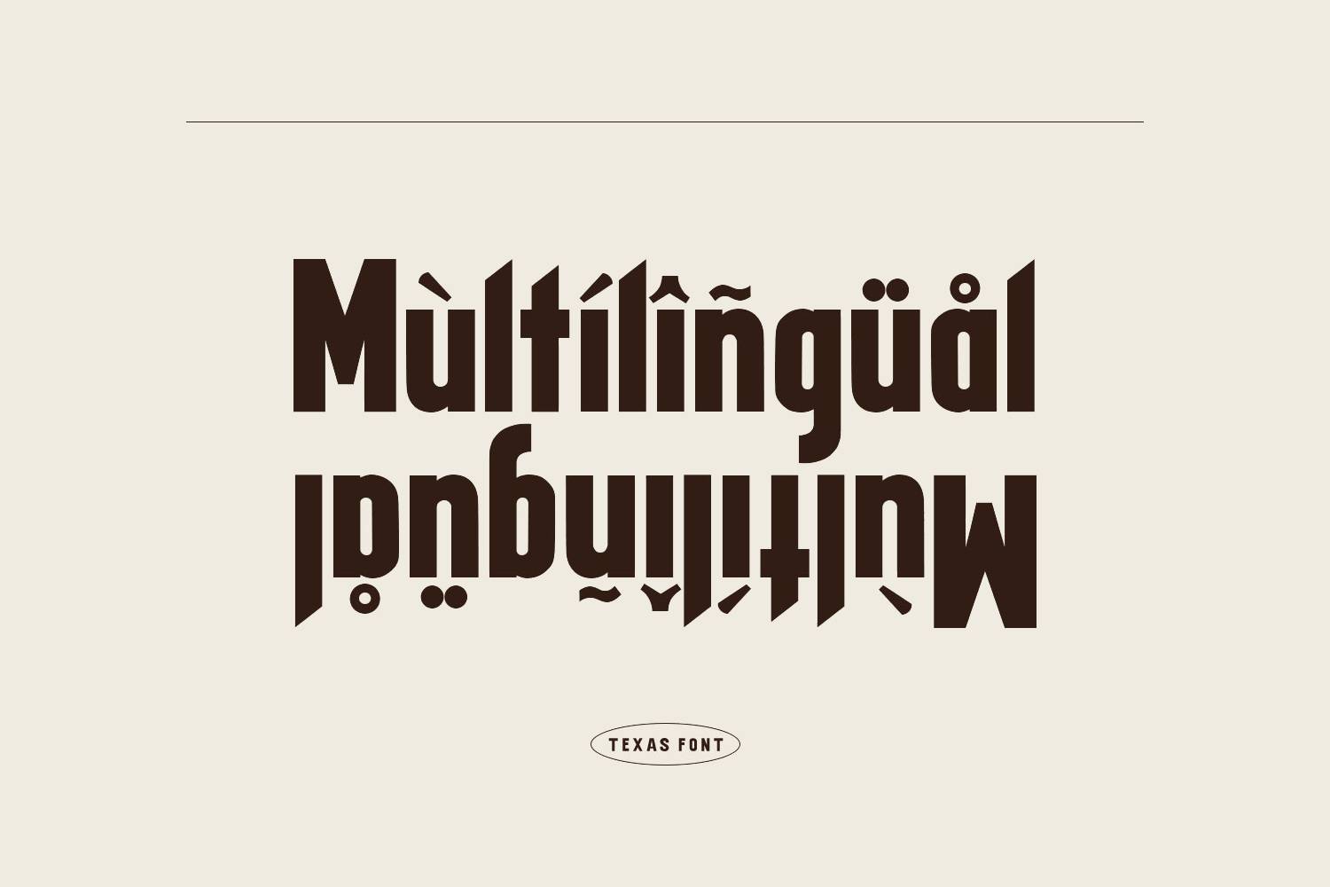 Texas Font sample