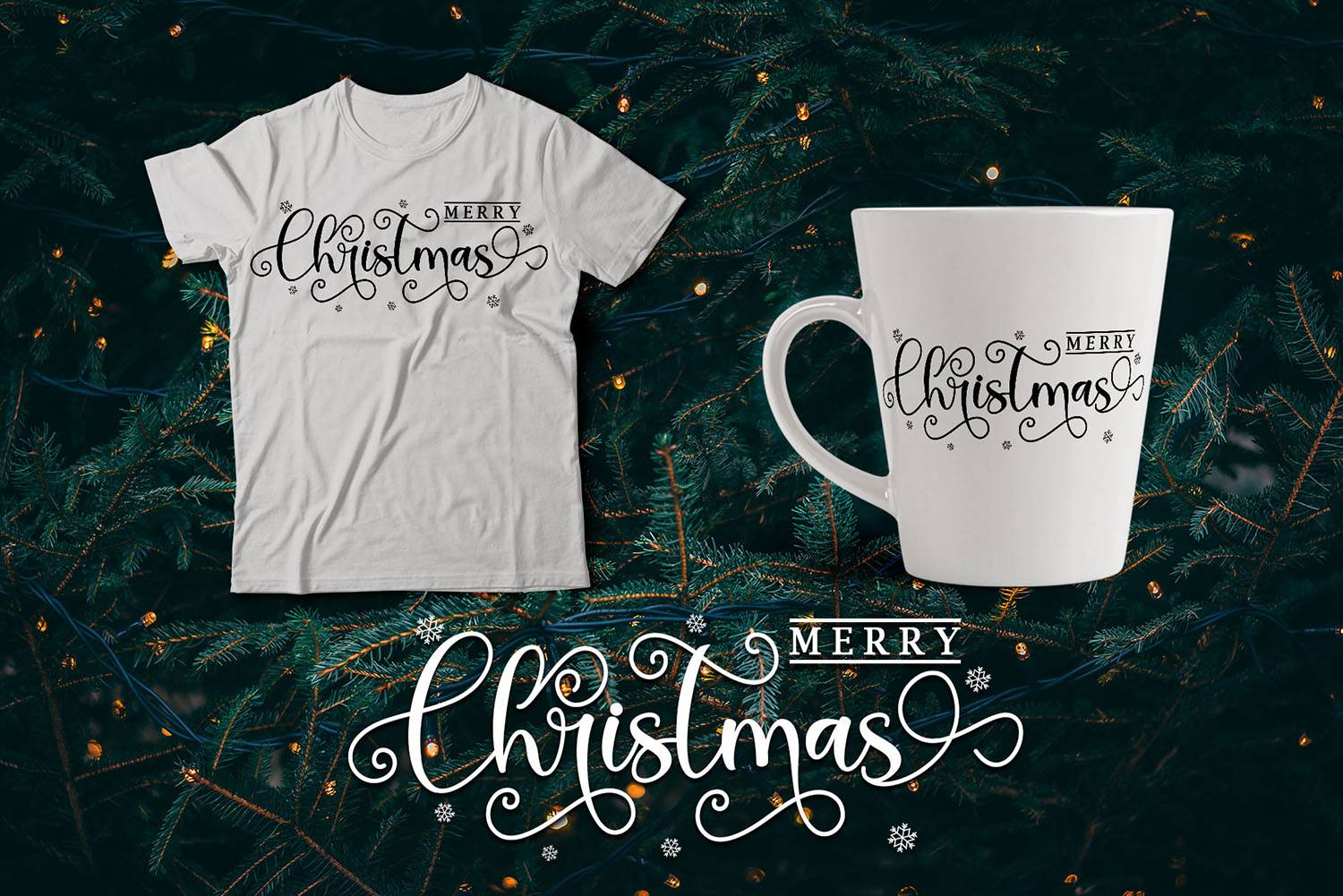 Thanks Christmas Font sample