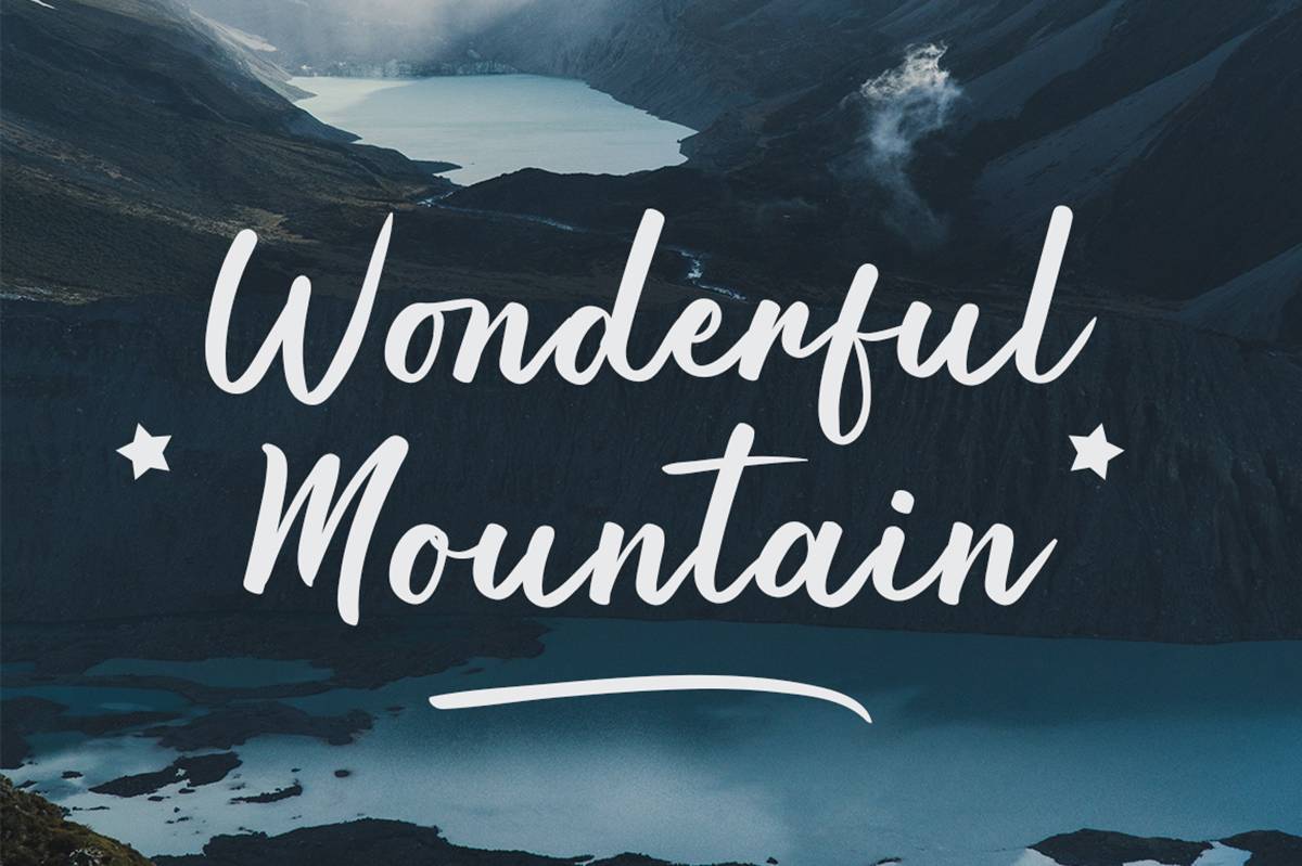 The Alaska Font sample