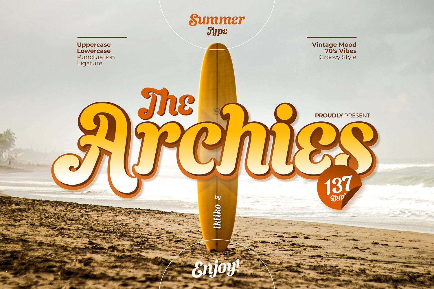 The Archies Font sample