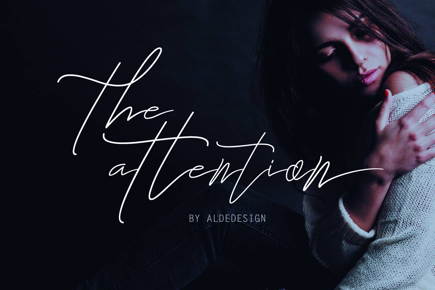 The Attention Font sample