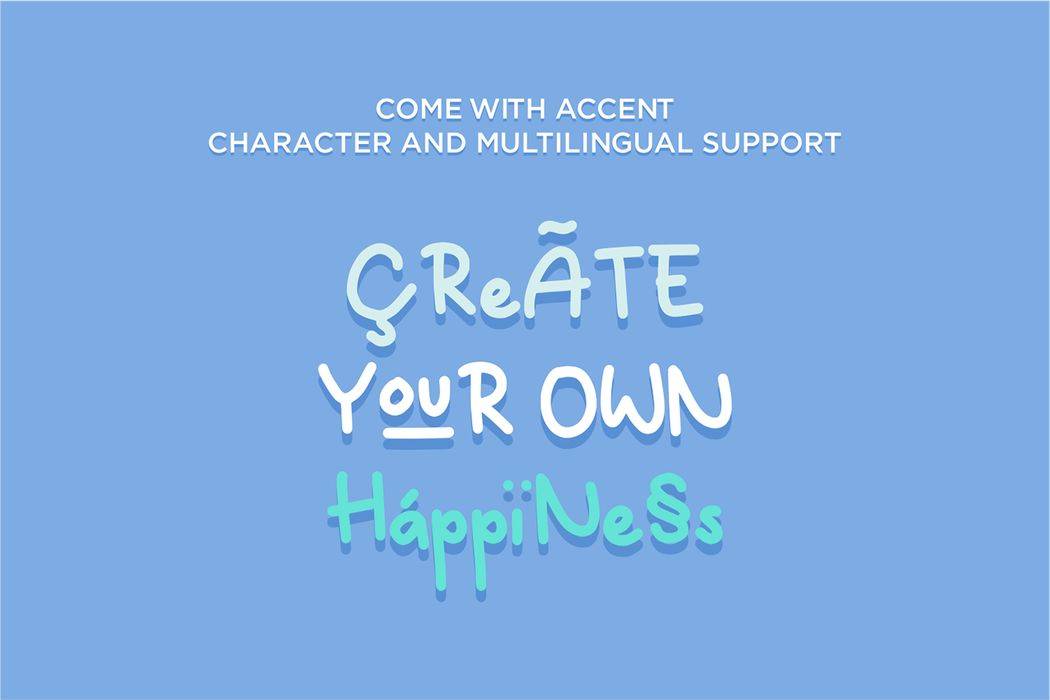 The August Font sample
