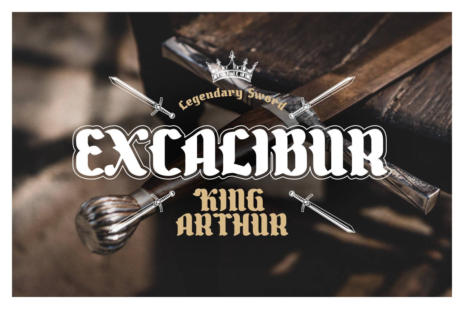 The Black Knight Font sample