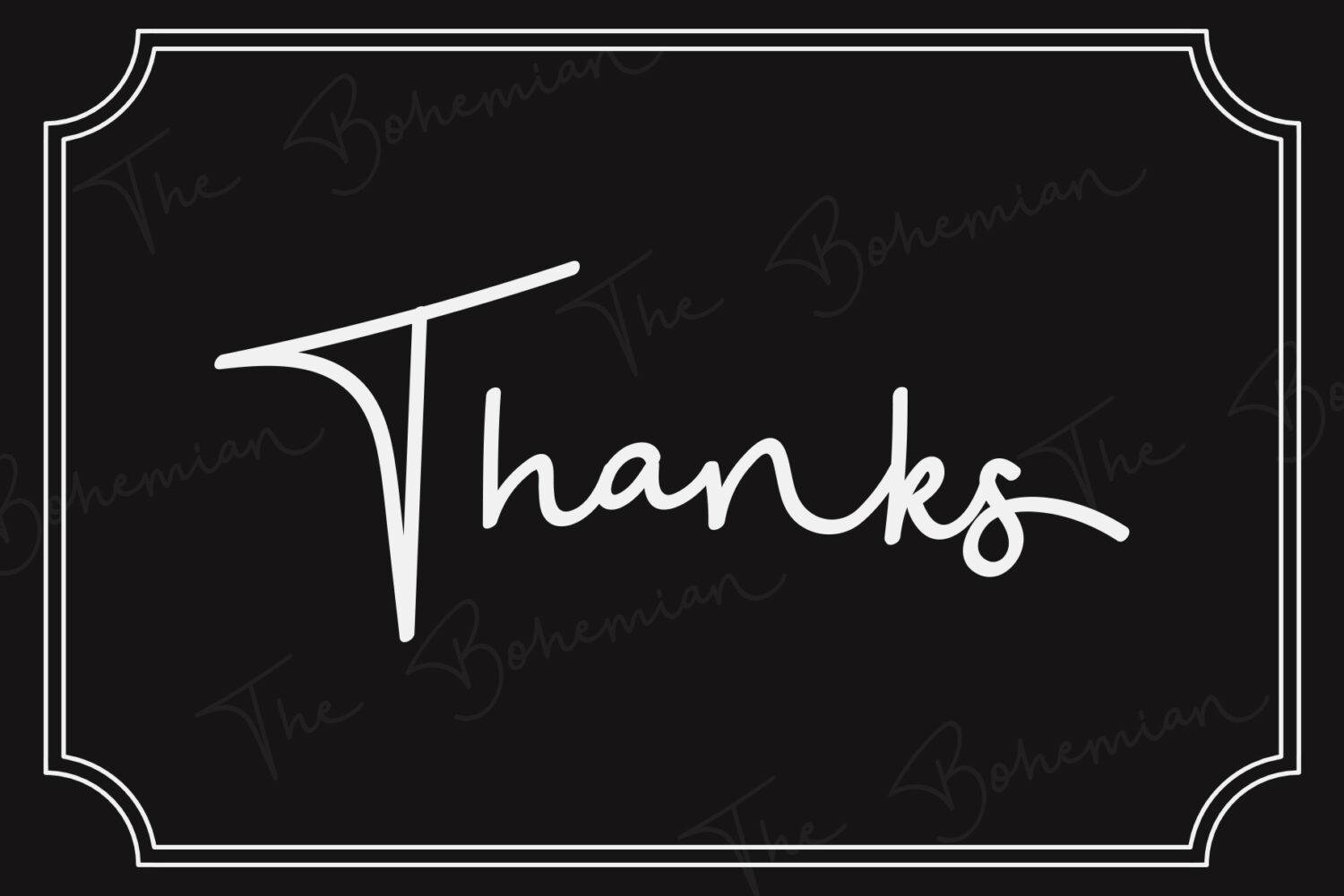 The Bohemian Font sample