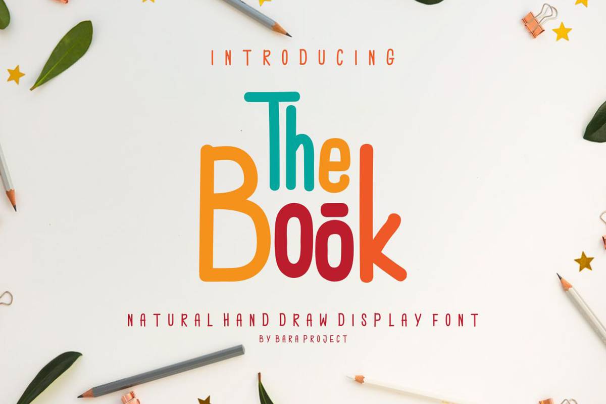 The Book Font sample