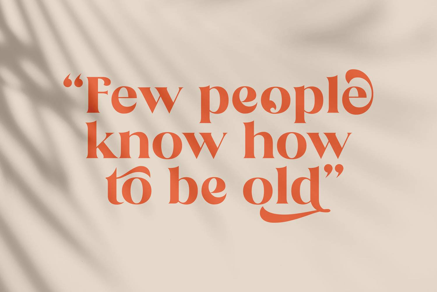 The Brande and Lotaline Font sample