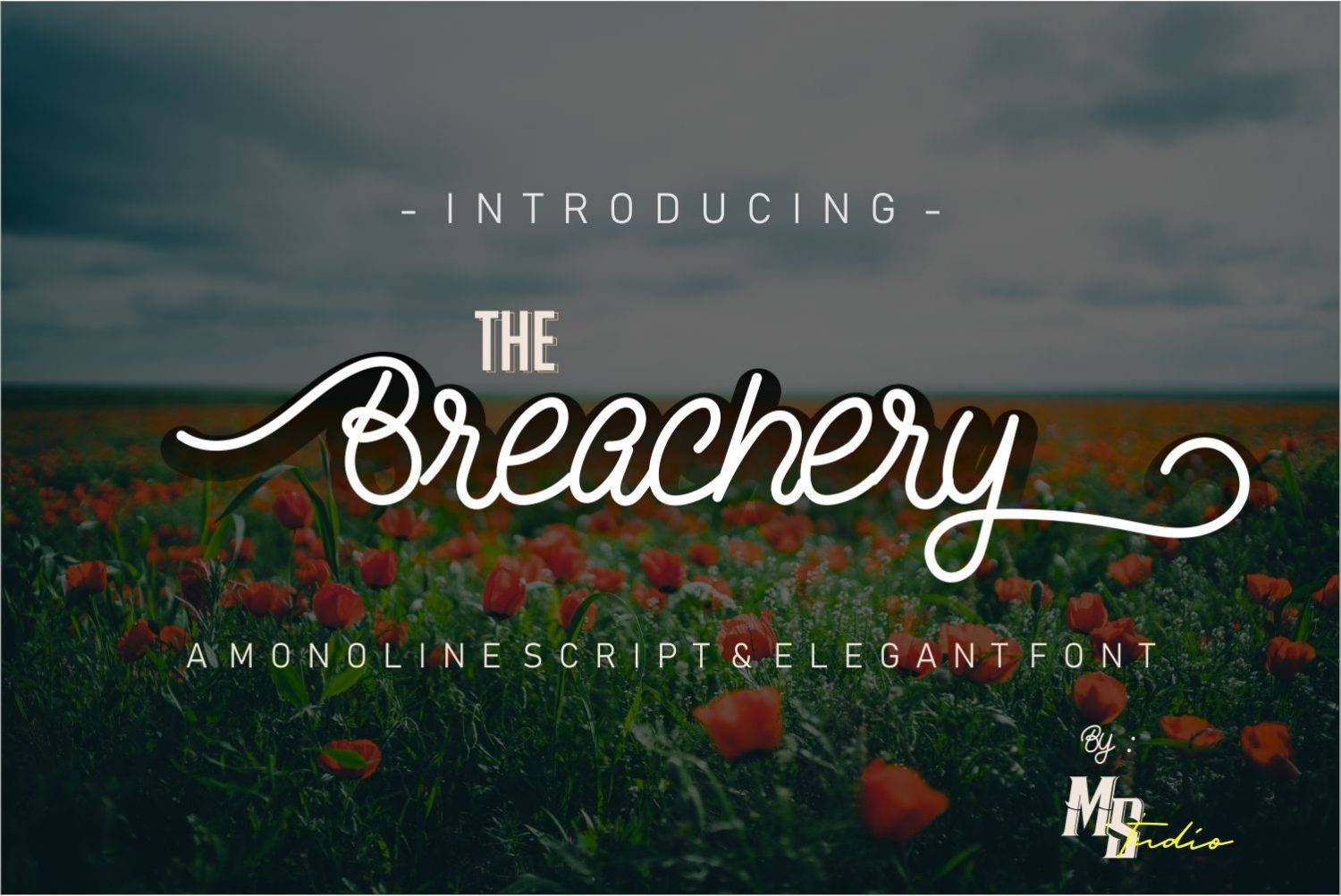 The Breachery Font sample