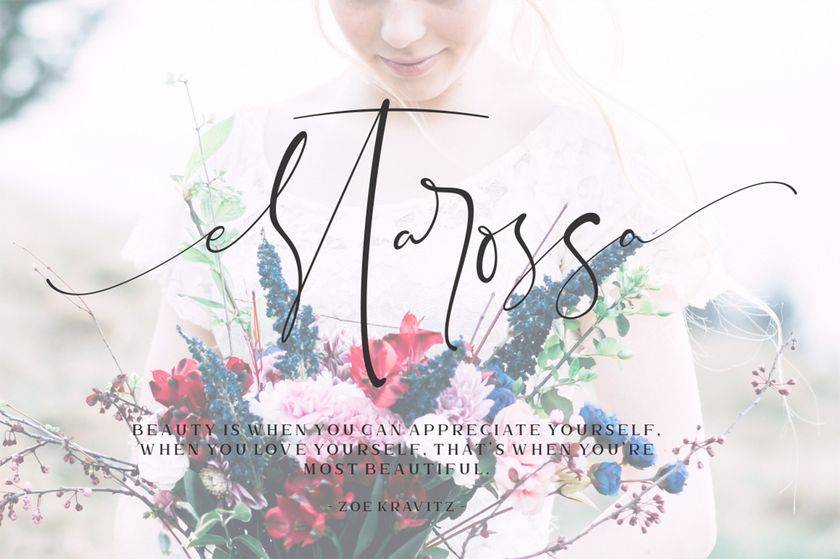 The Brittany Font sample