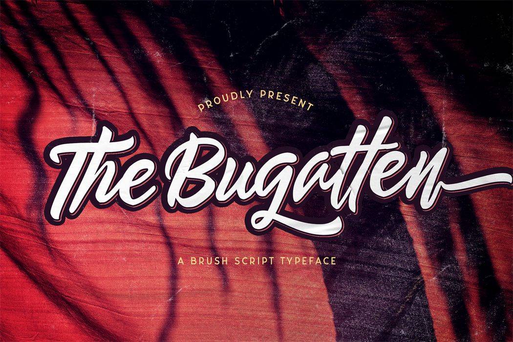 The Bugatten Font sample
