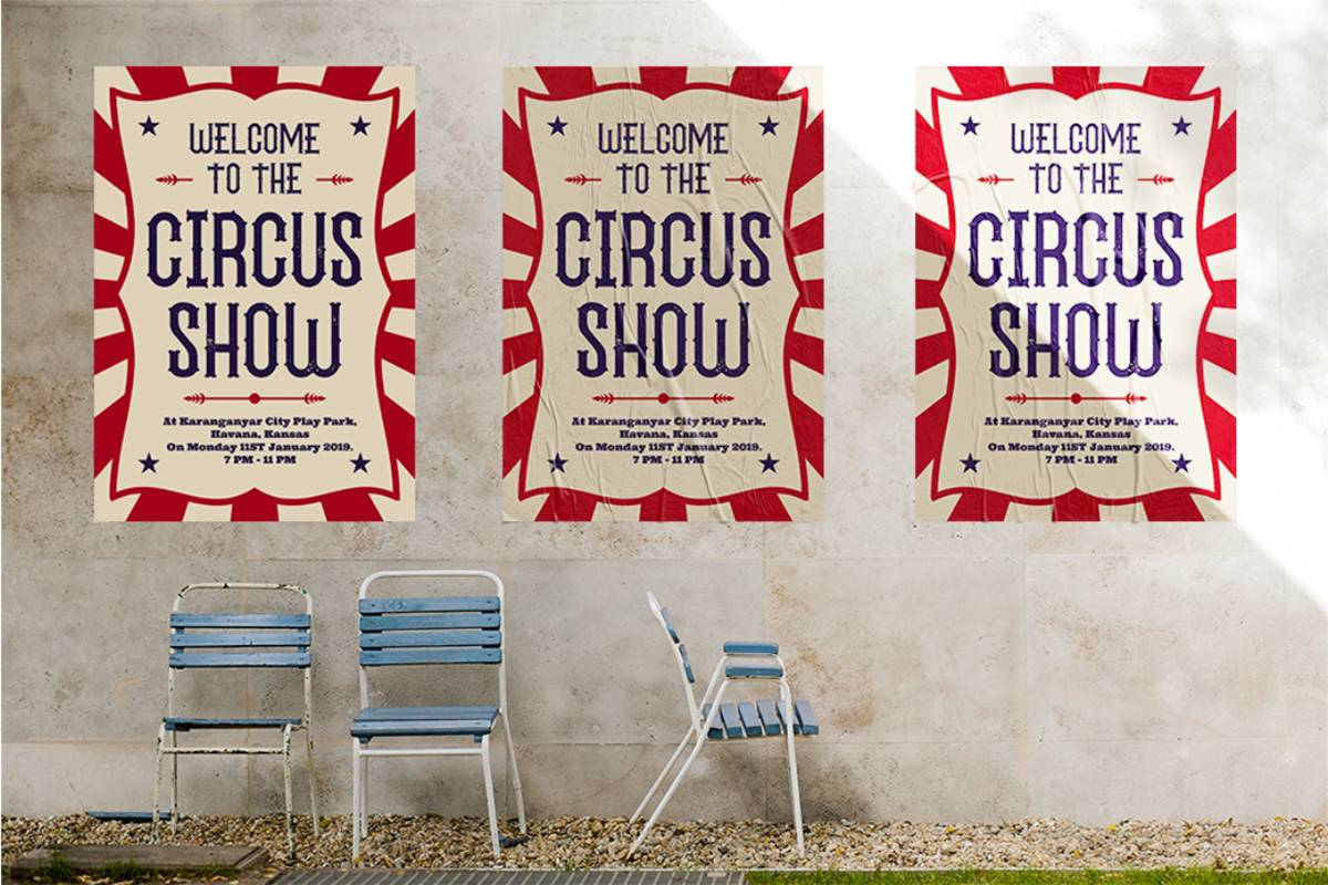 The Circus Show Font sample