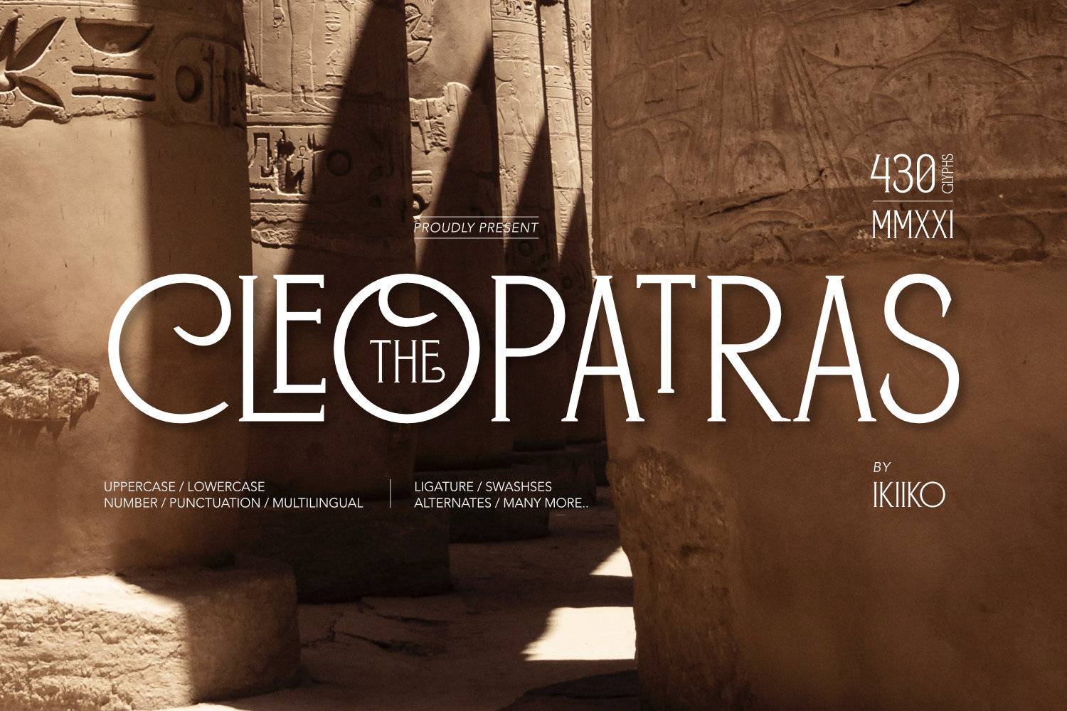 The Cleopatras Font sample