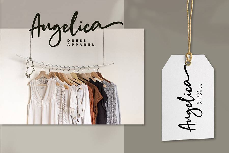 The Fashionist Script Font sample
