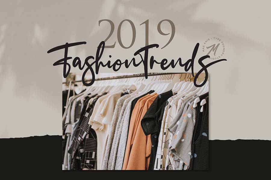 The Fashionist Script Font sample