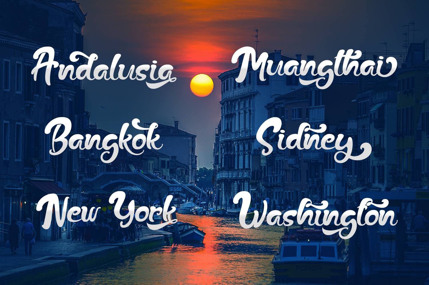 The Fox Tail Font sample