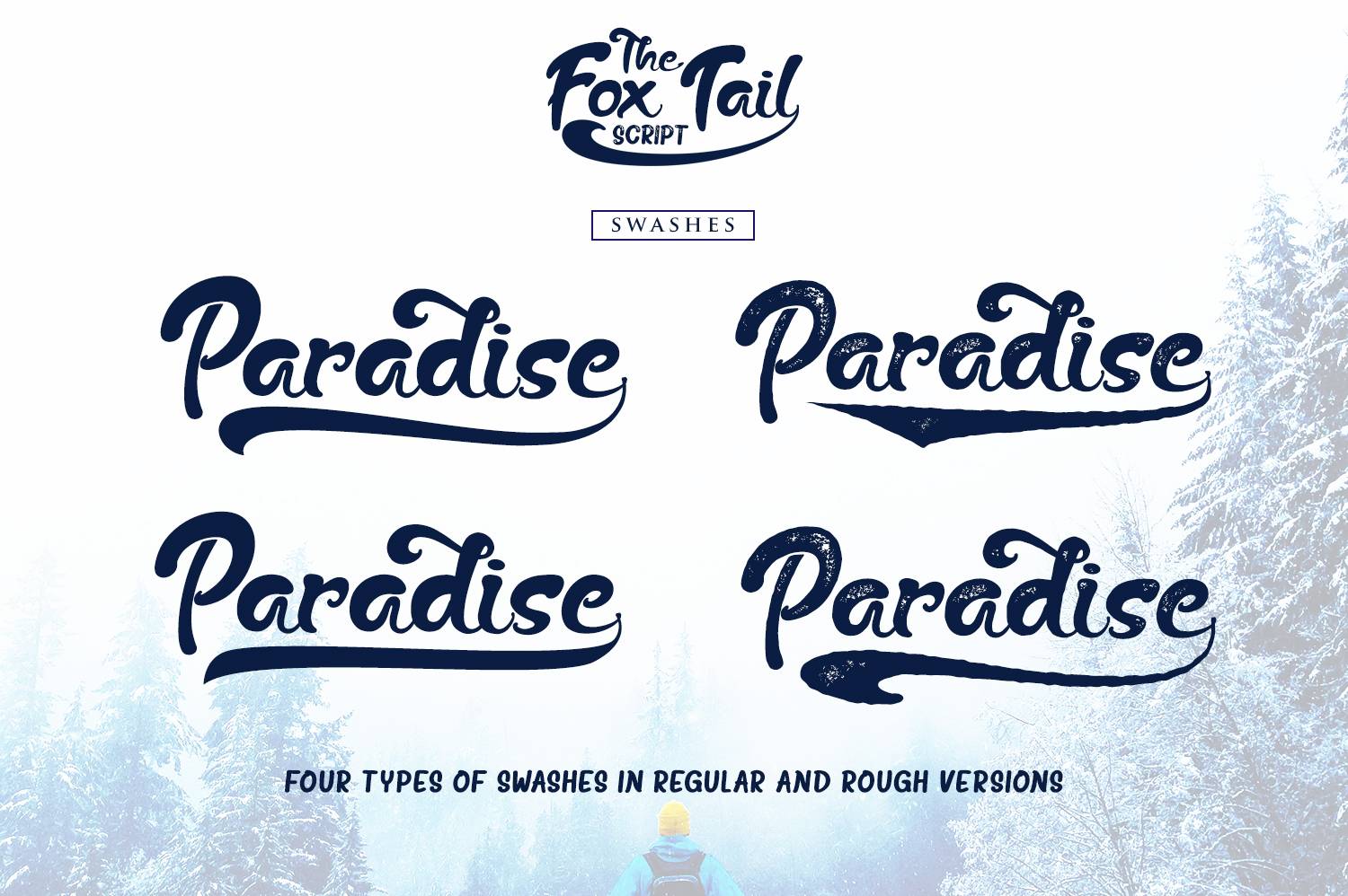The Fox Tail Font sample
