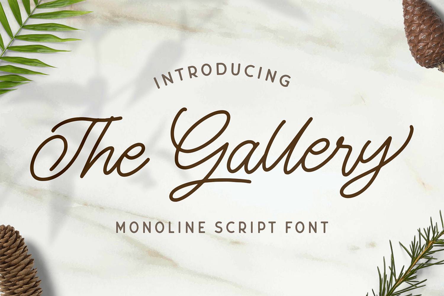 The Gallery Font sample