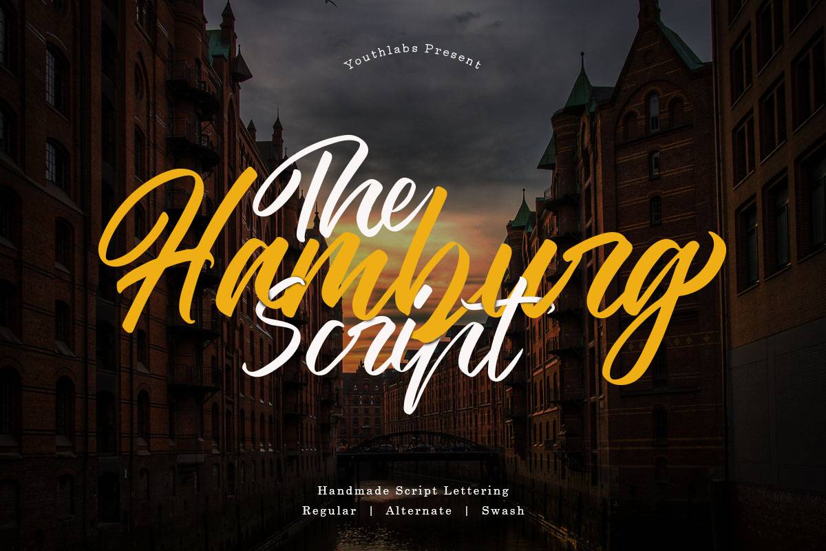 The Hamburg Font sample