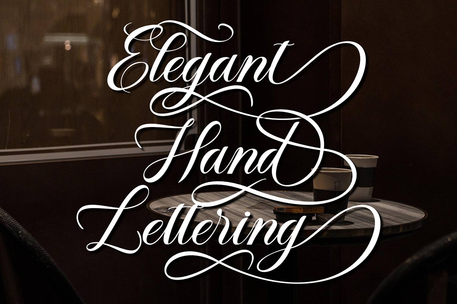 The Hardcover Font sample