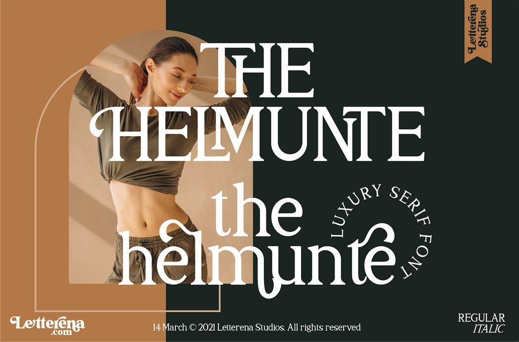 The Helmunte Font sample