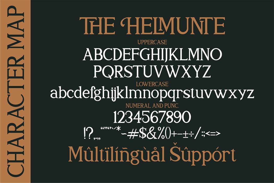 The Helmunte Font sample
