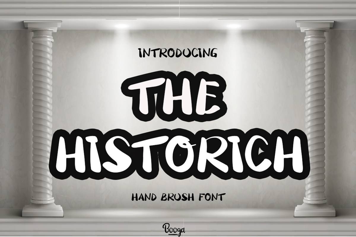 The Historich Font sample