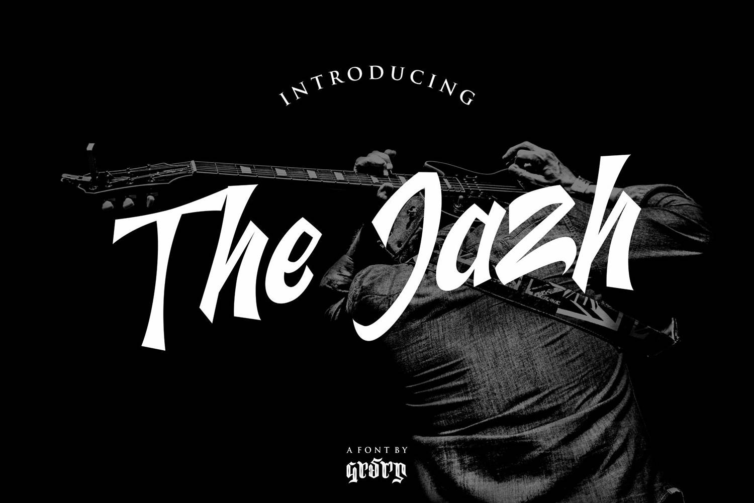 The Jazh Font sample
