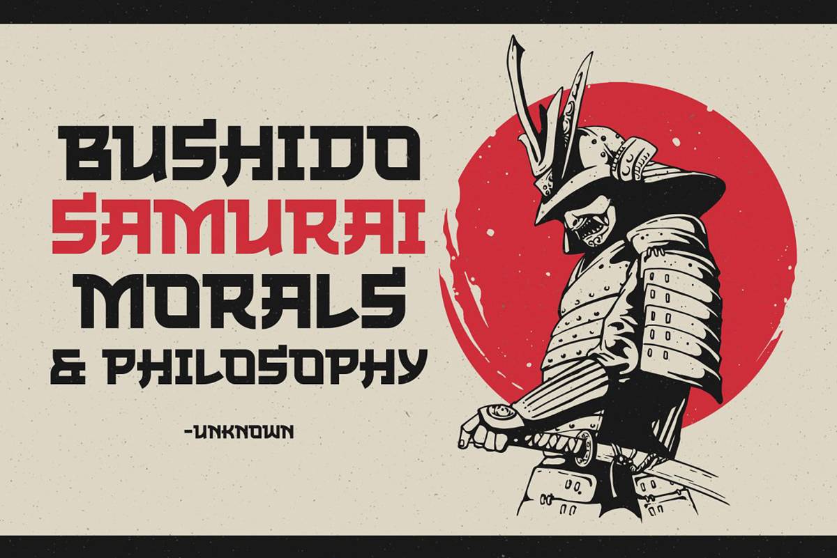 The Last Shuriken Font sample