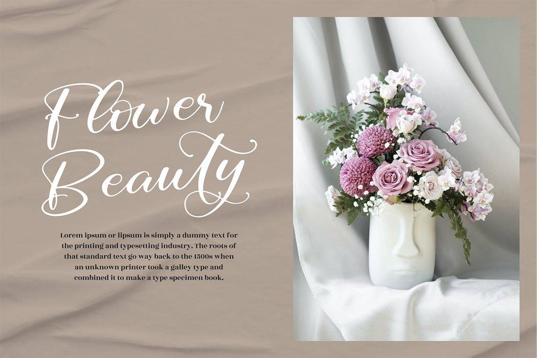 The Magistica Bright Font sample