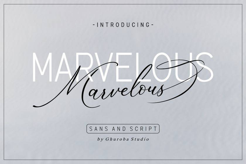 The Marvelous Font Duo sample