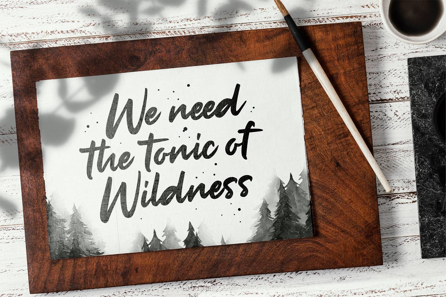 The Milligram Font sample